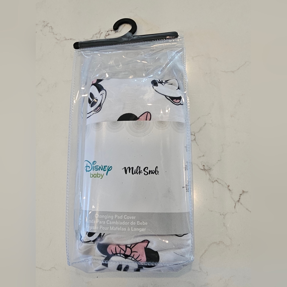 Milk Snob- Minnie Mouse changing pad cover